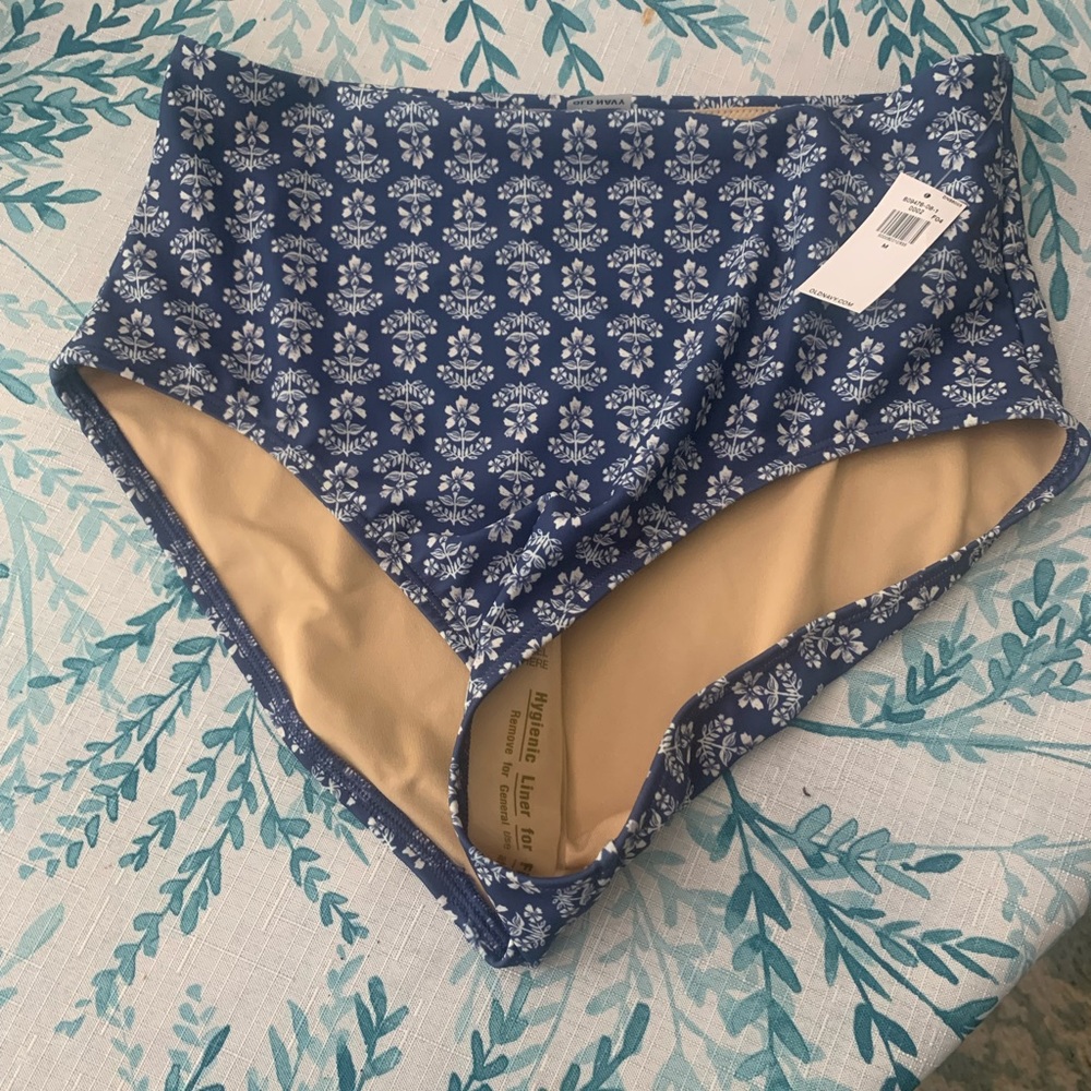 Bathing suit high waisted bottom old navy